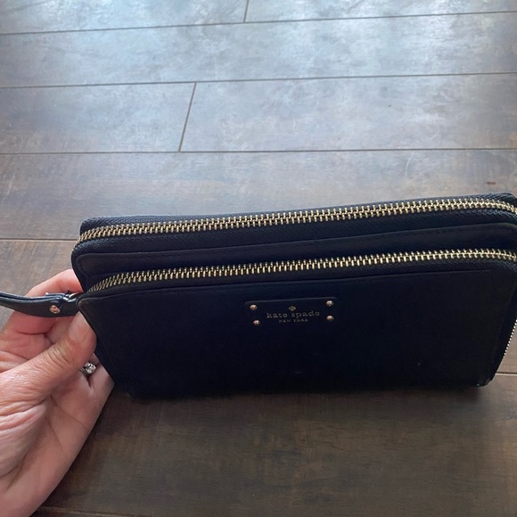 Kate Spade Staci Large black leather wristlet - Picture 6 of 12